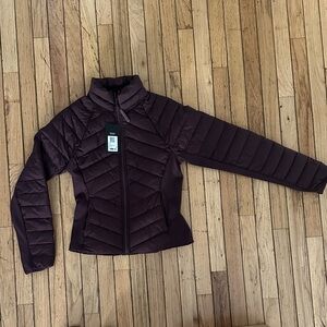 Fabletics Women's Dark Purple Puffer Jacket